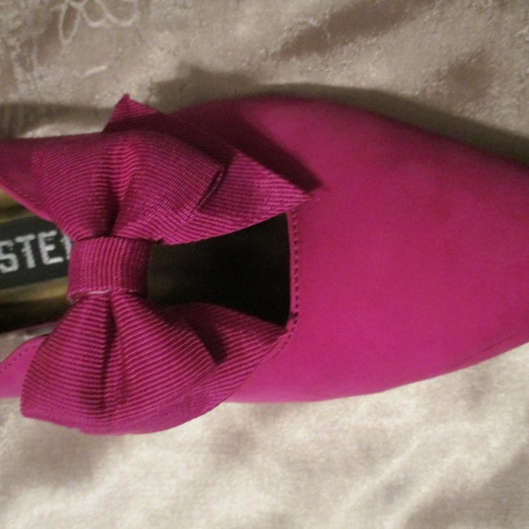 FUCHSIA/PINK SUEDE FLAT - NWOT - Picture 6 of 7